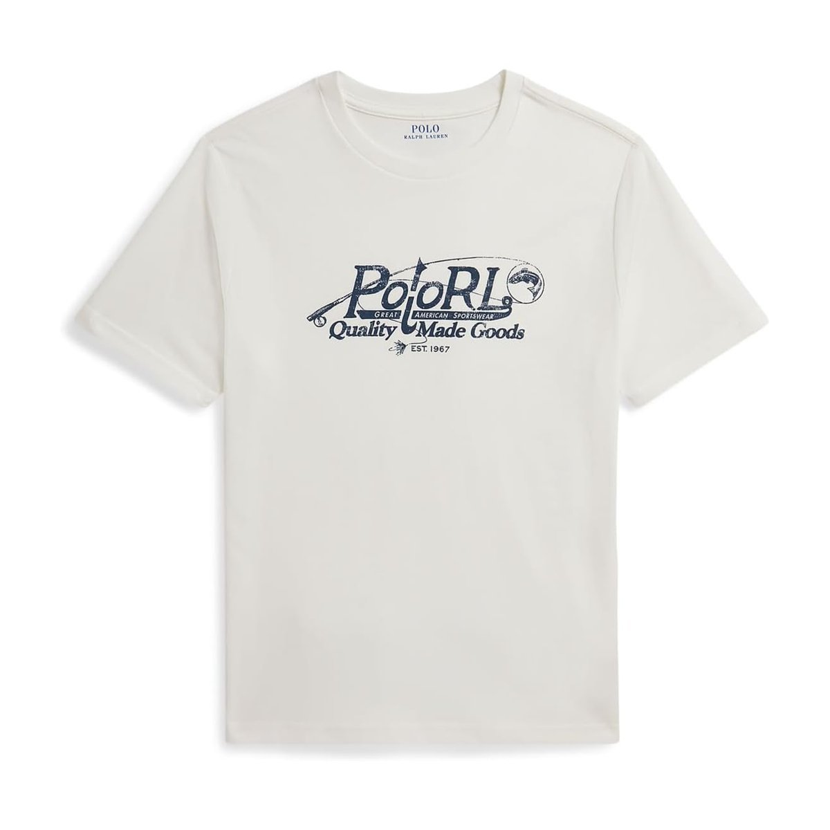 Camiseta Ralph Lauren Logo Cotton Jersey () — Blanco