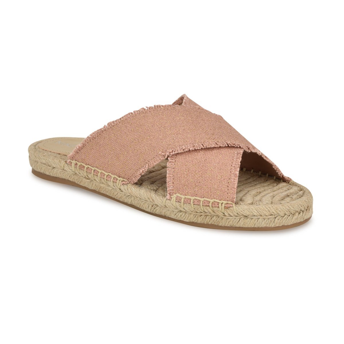 Sandalias Nine West Hamden Flat Casual — Rosado