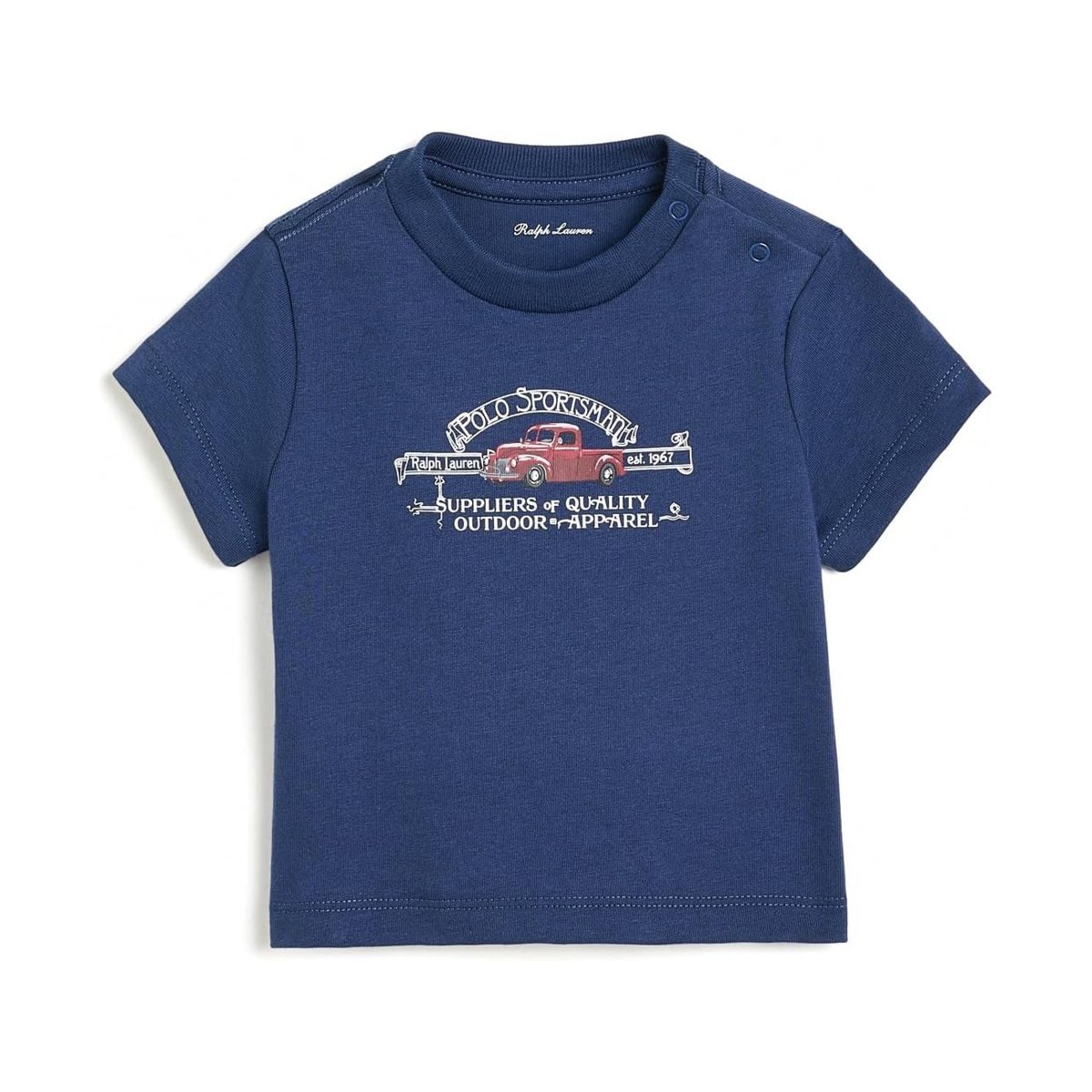 Camiseta Ralph Lauren Sportsman Cotton Jersey () — Azul marino