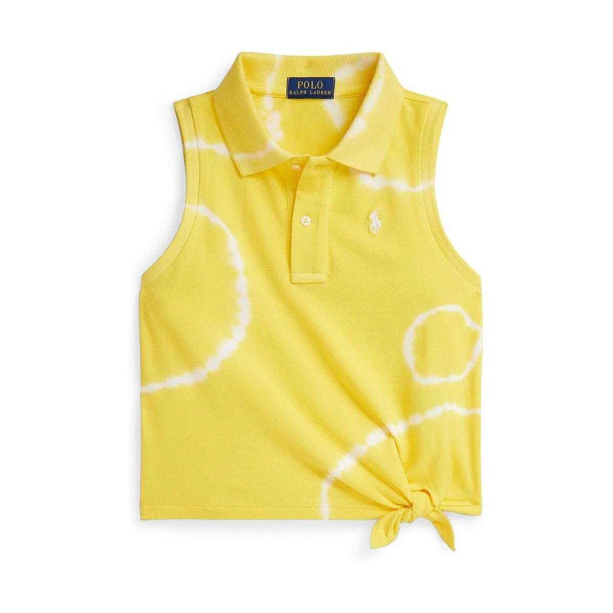 Camisa Ralph Lauren Tie-Dye Stretch Mesh Boxy () — Amarillo