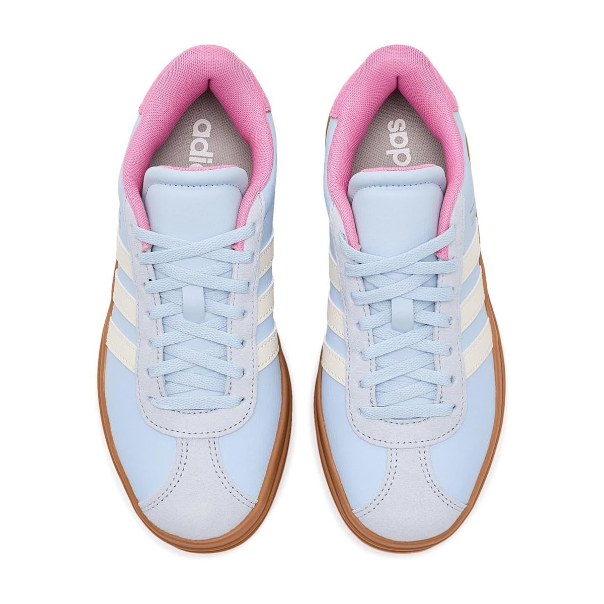 Tenis Adidas VL Court Bold (Little Kid/) — Blanco
