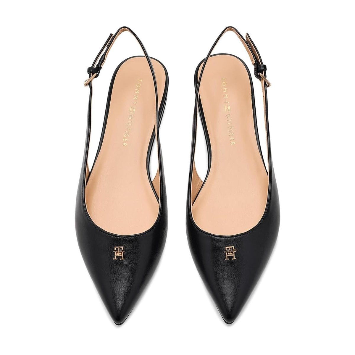 Baletas Tommy Hilfiger Velina — Negro
