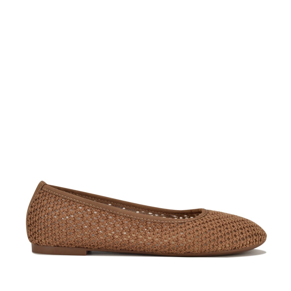 Baletas Nine West Burnne Ballet — Natural Crochet