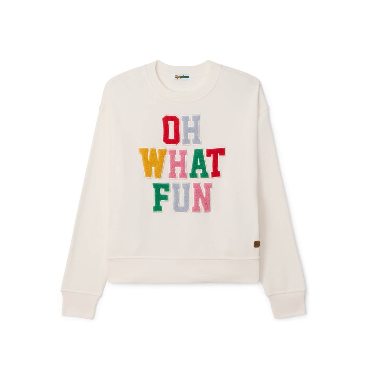 Sudadera Tipsy Elves Oh What Fun Patch Letter