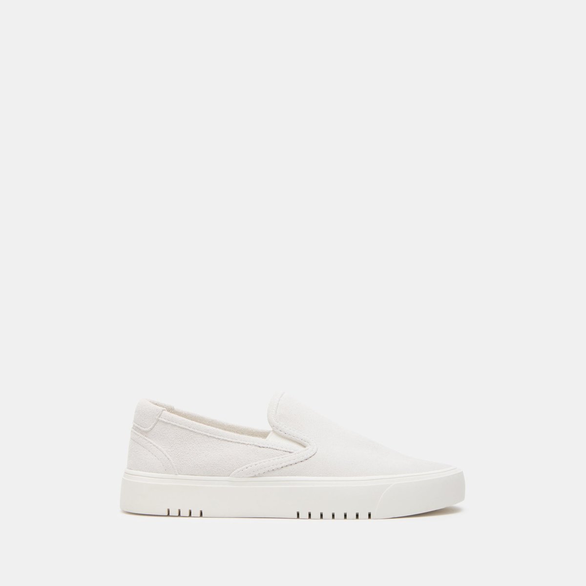 Zapatos Steve Madden Murphy White Suede — Blanco