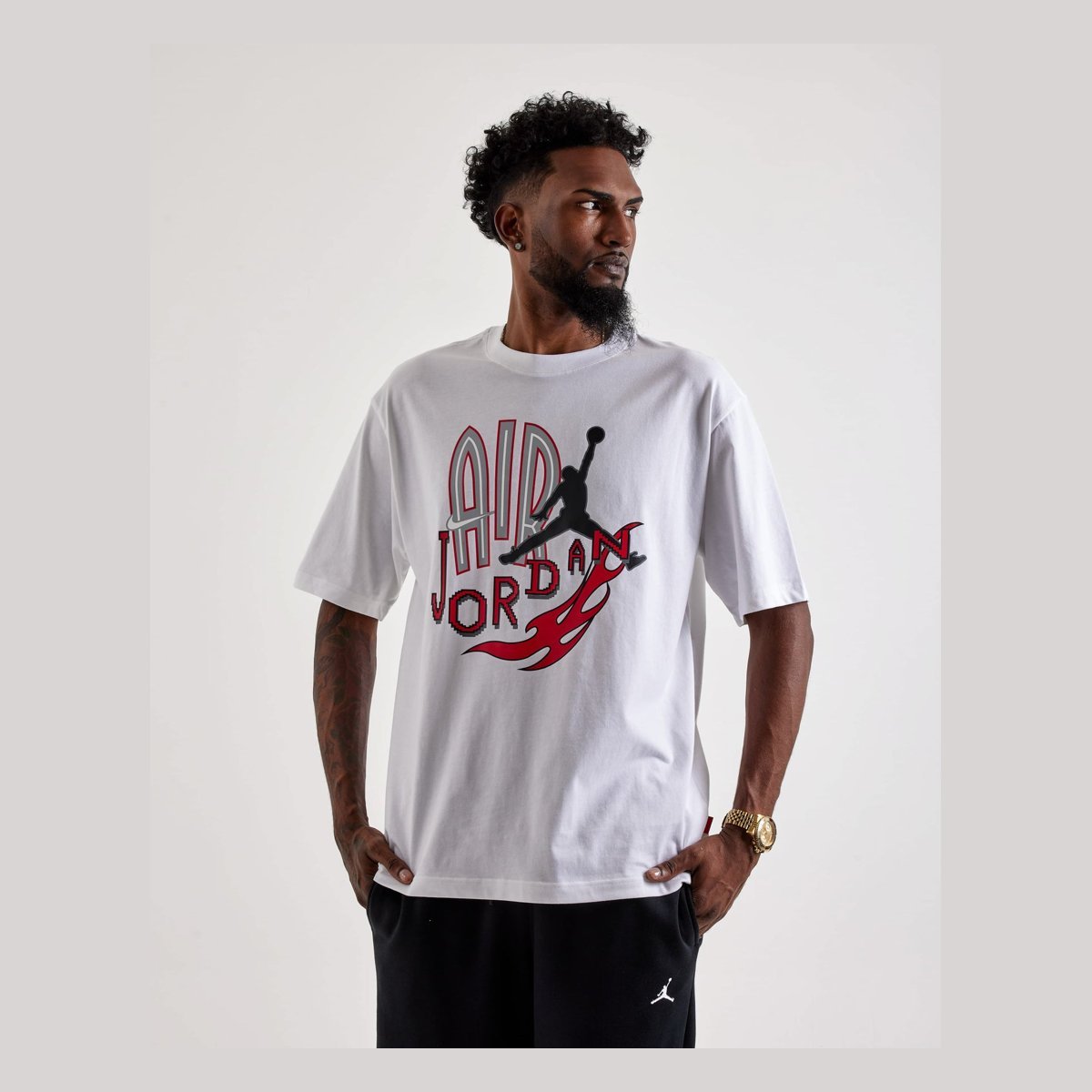 Camiseta Jordan Air Flames Graphic