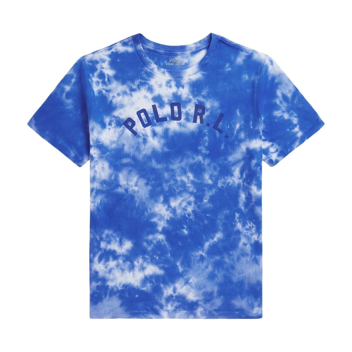 Camiseta Ralph Lauren Logo Tie-Dye Cotton () — Azul