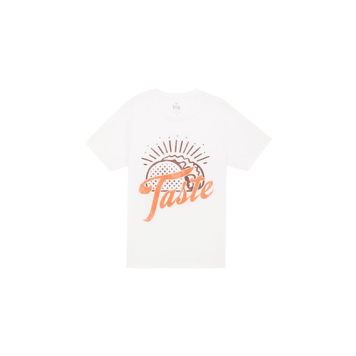 Camiseta blanca básica de manga corta Tennis