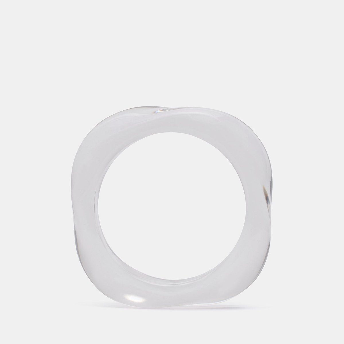 Joyería Steve Madden Curved Retro Clear