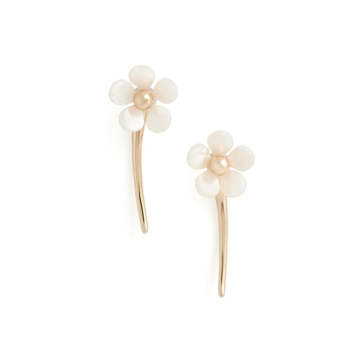 Joyería Kate Spade Summer Daze Flower Statement — Blanco