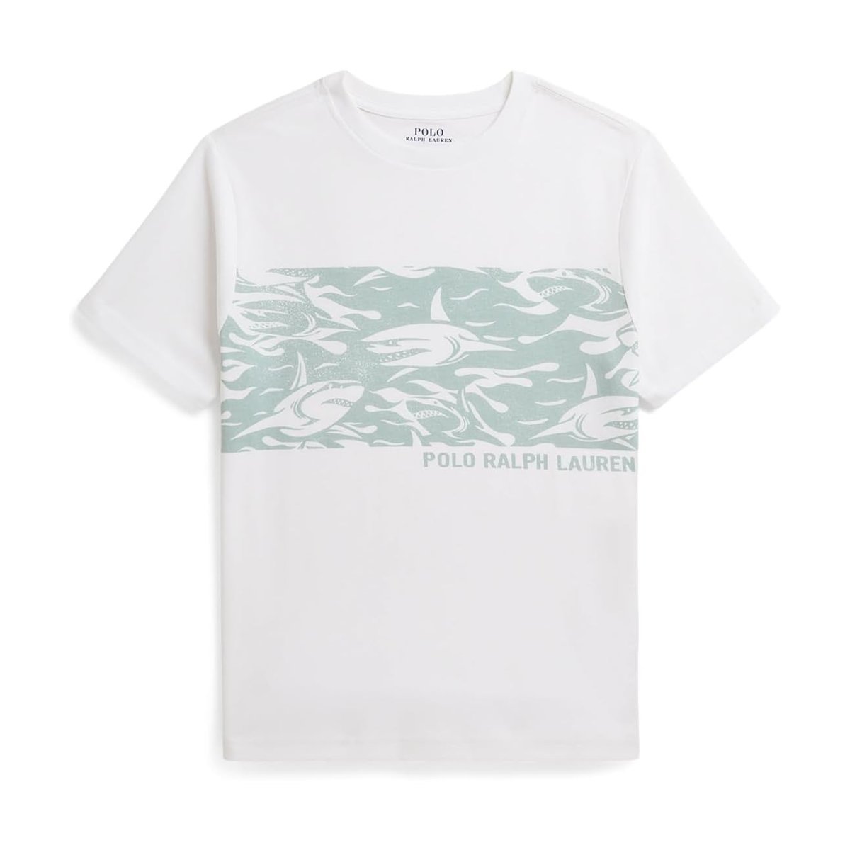 Camiseta Ralph Lauren Shark — Blanco