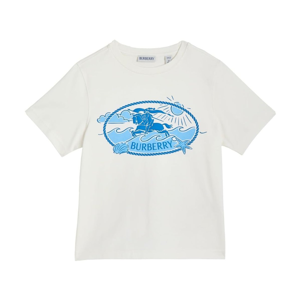 Top Burberry Cedar Wave (Little Kid/) — Blanco