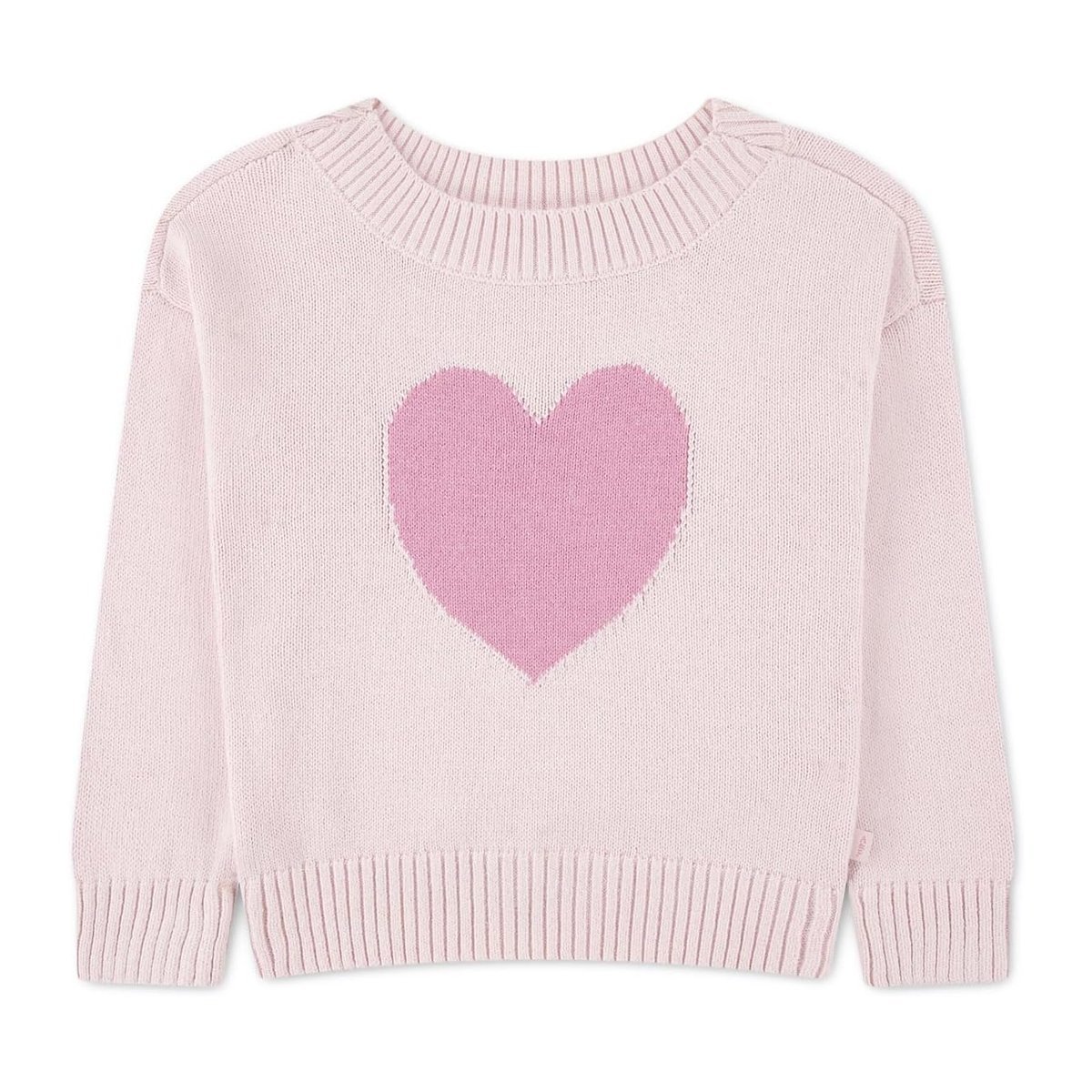 Suéter Abercrombie & Fitch Oversized Heart Off-The-Shoulder () — Blanco