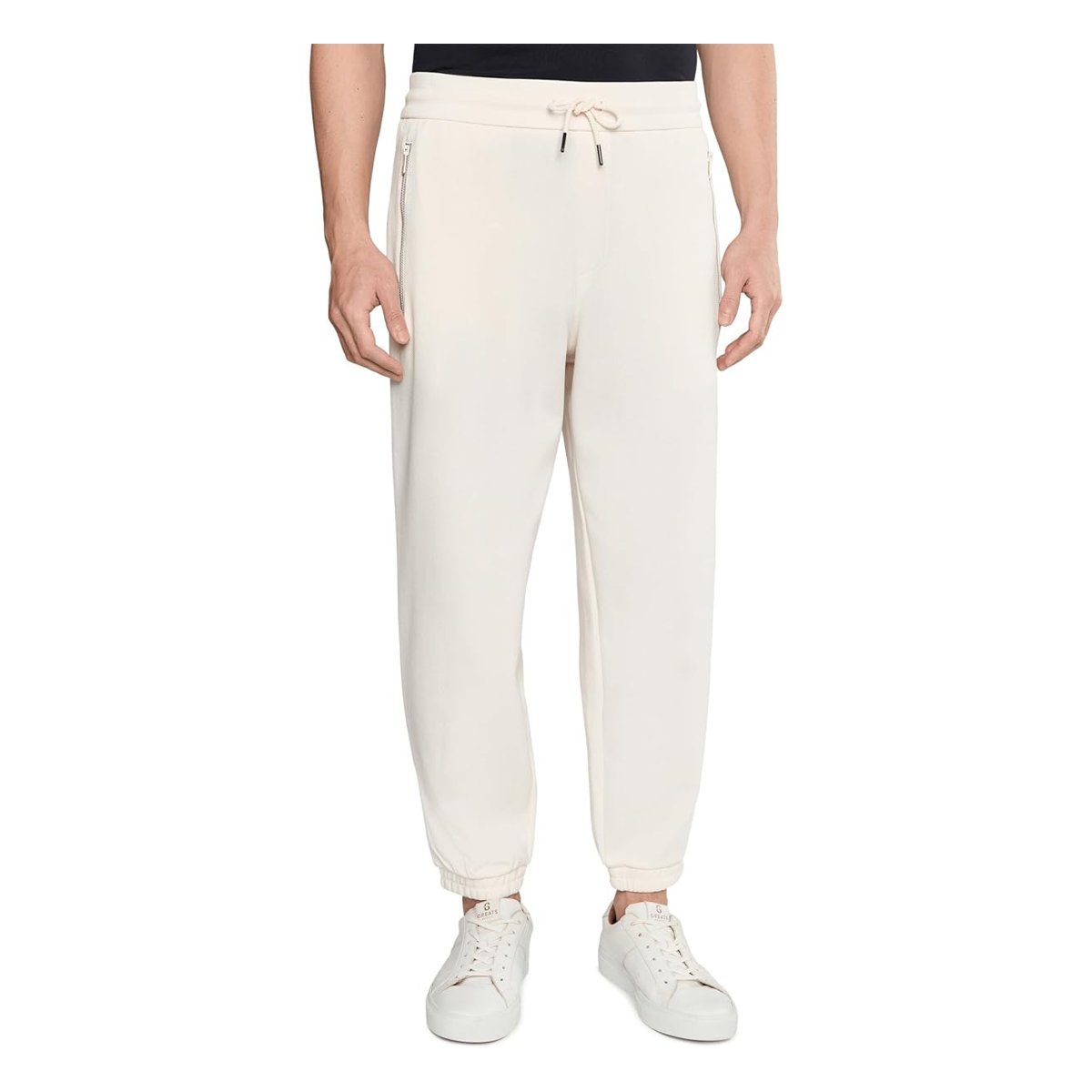 Pantalón Armani Exchange Cotton Mix Twill Trousers — Beige