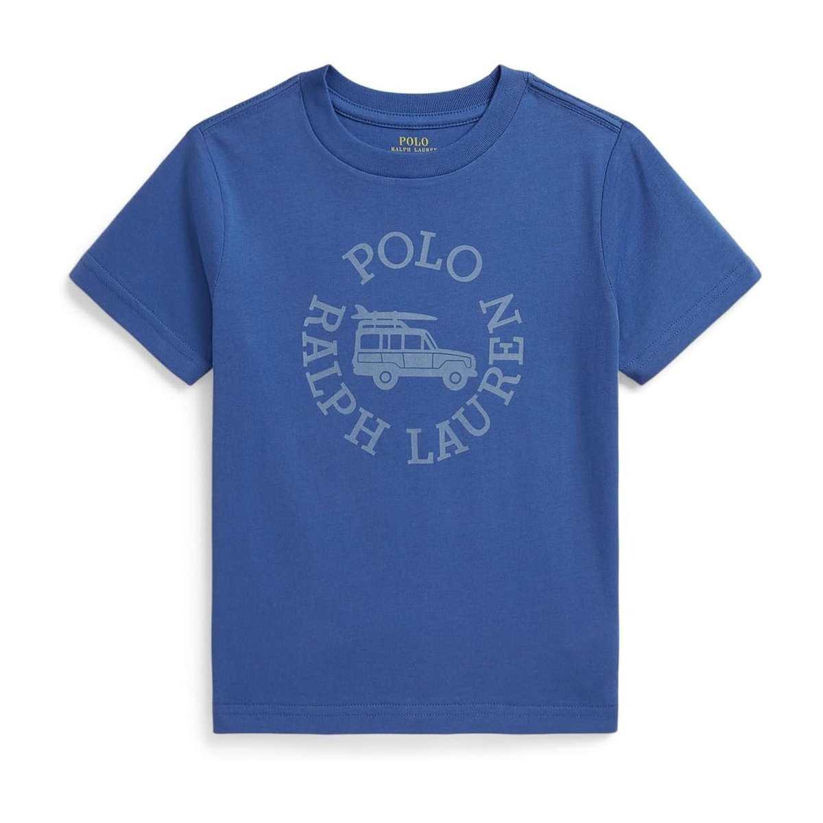 Camiseta Ralph Lauren Logo Cotton Jersey (Toddler/) — Azul