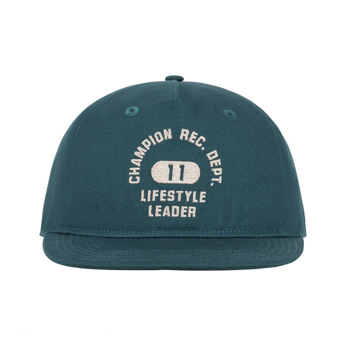 Gorra Champion Athletic Dept Flat Brim — Verde