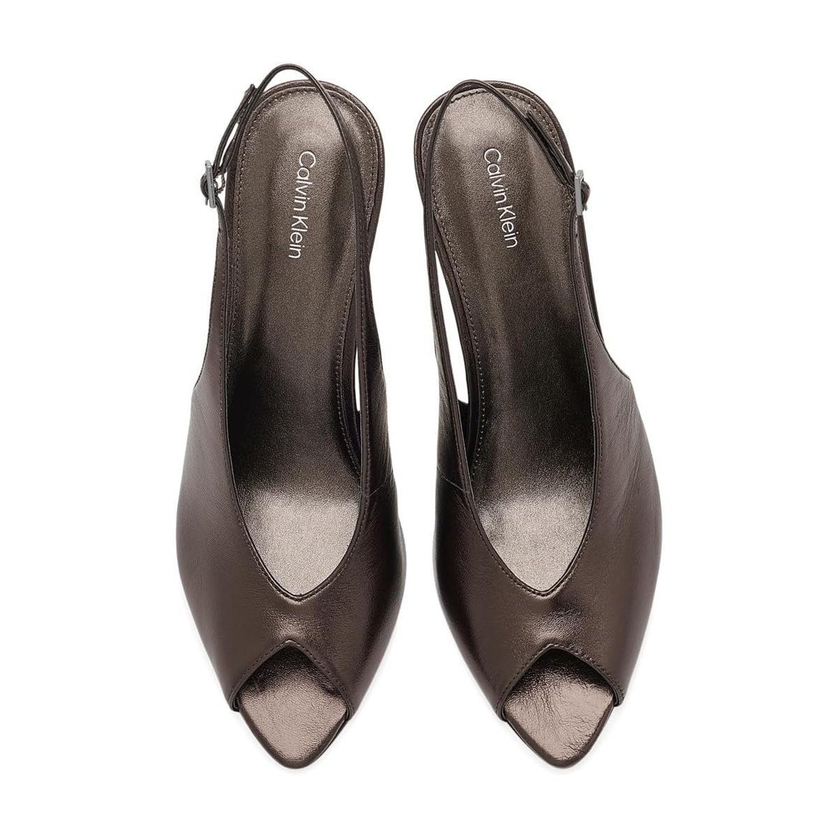 Tacones Calvin Klein Dorris — Bronze Leather