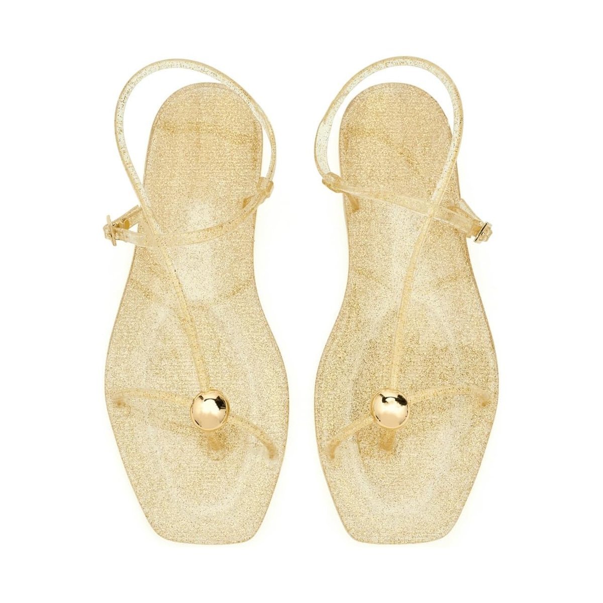 Sandalias Nine West Shells — Dorado