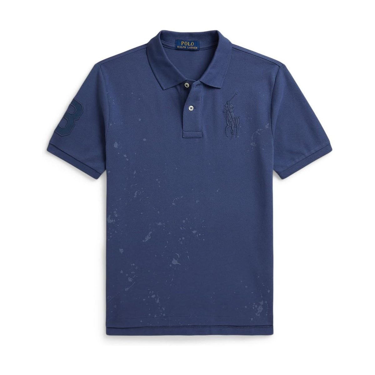 Camisa Ralph Lauren Big Pony Paint — Azul