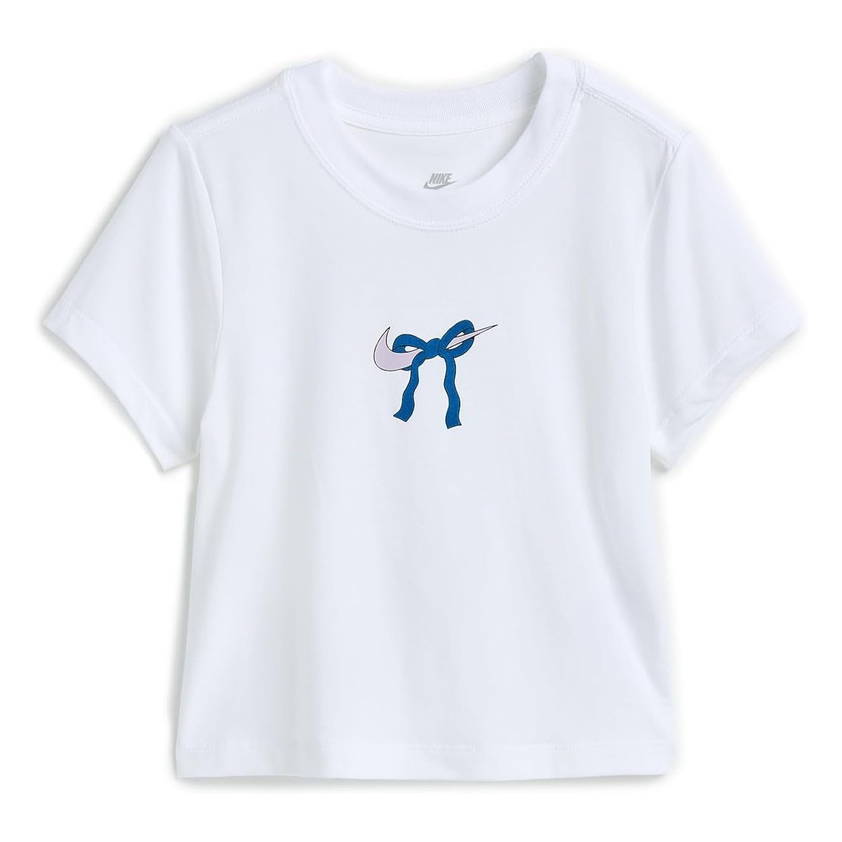 Camiseta Nike Swoosh Ribbon (Little Kid/) — Blanco