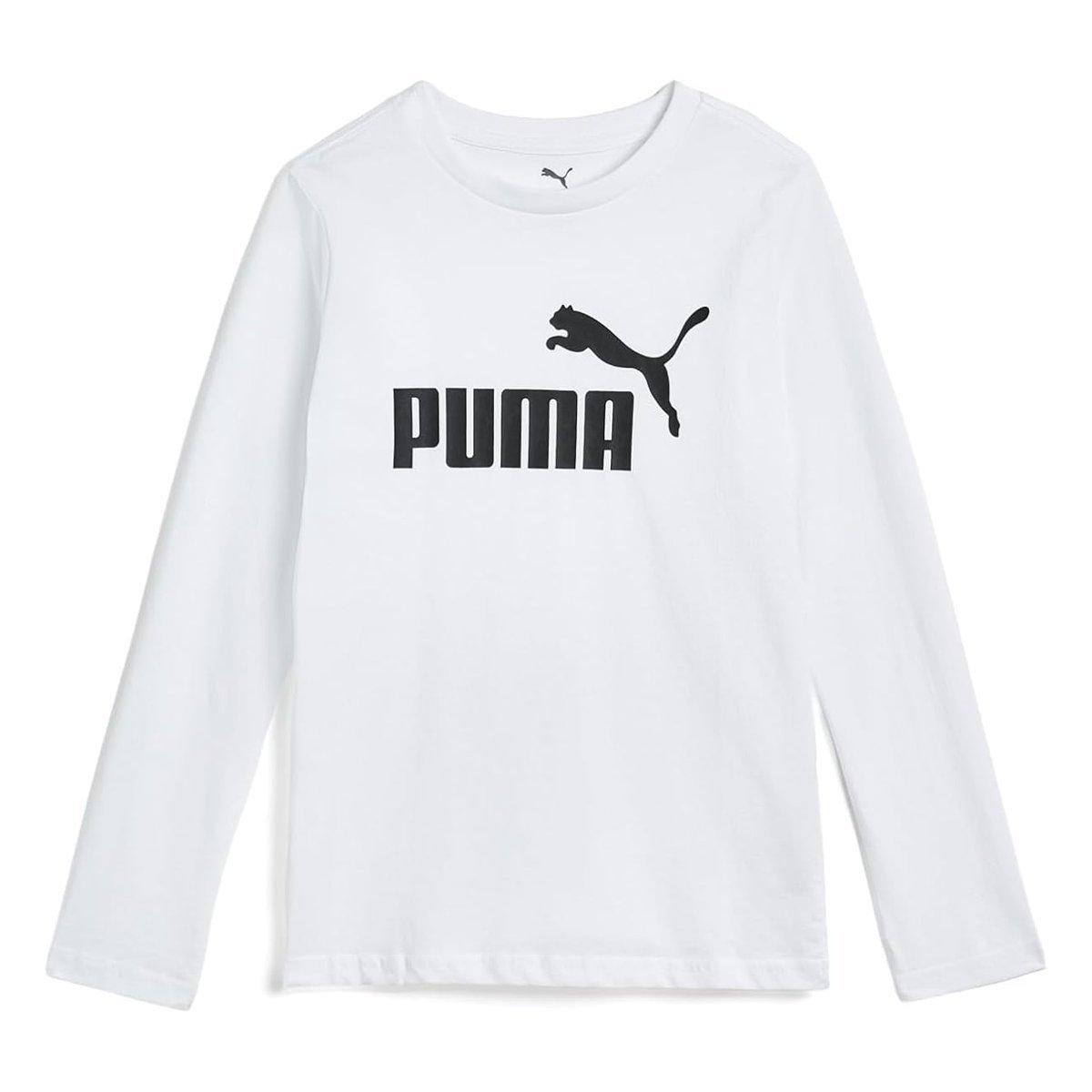 Camiseta Puma Core Foundations Long Sleeve — Blanco