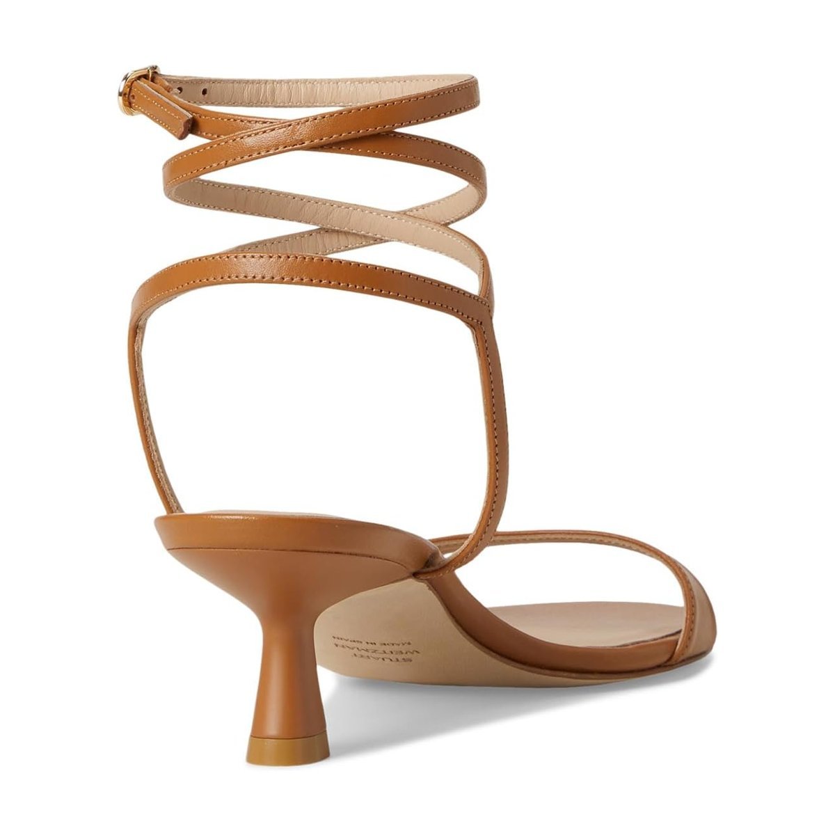 Tacones Stuart Weitzman Nudist Wrap 50 — Macchiato