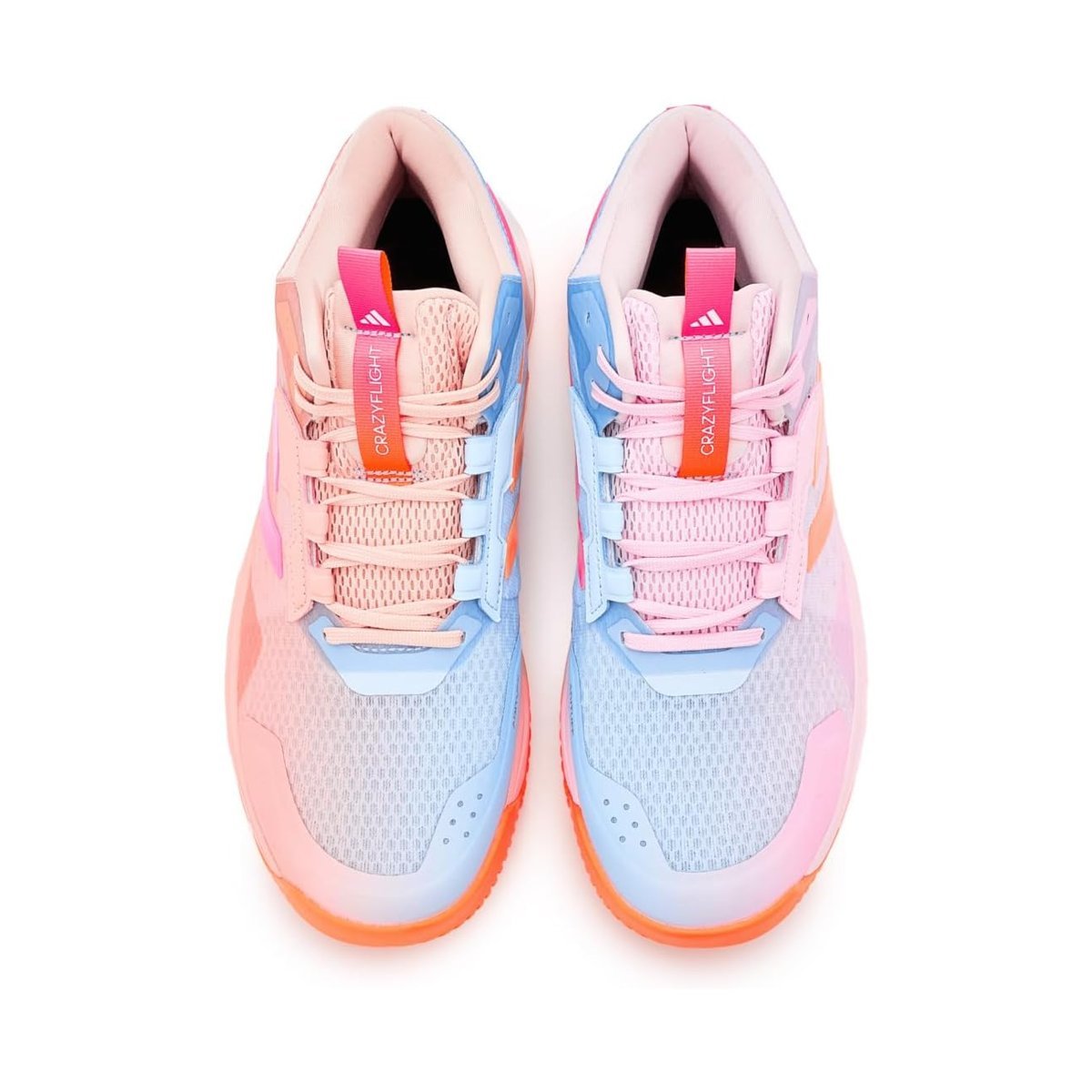 Tenis Adidas Crazyflight 6 Mid Indoor — Rosado