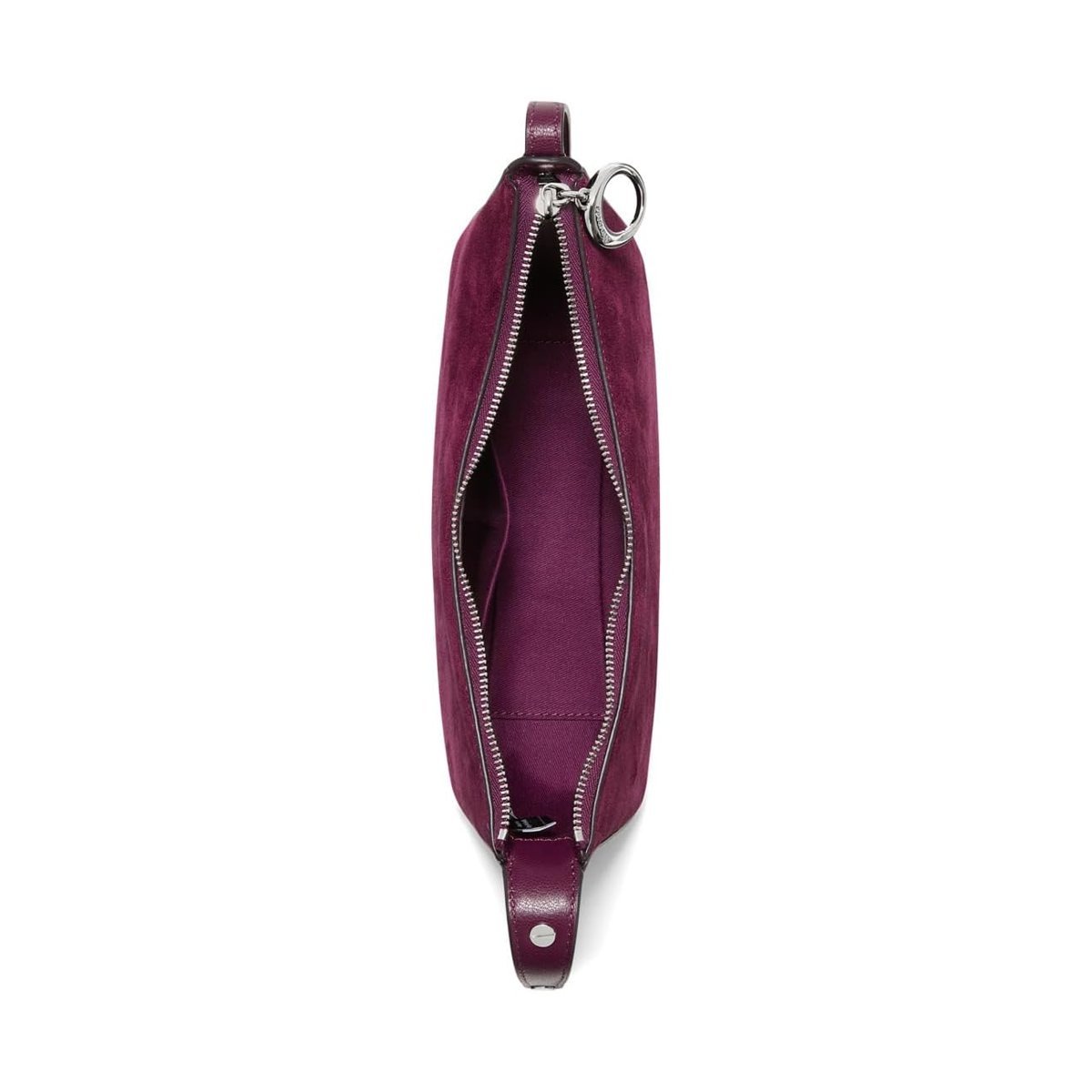 Cartera Kate Spade Halo Suede Crossbody — Morado
