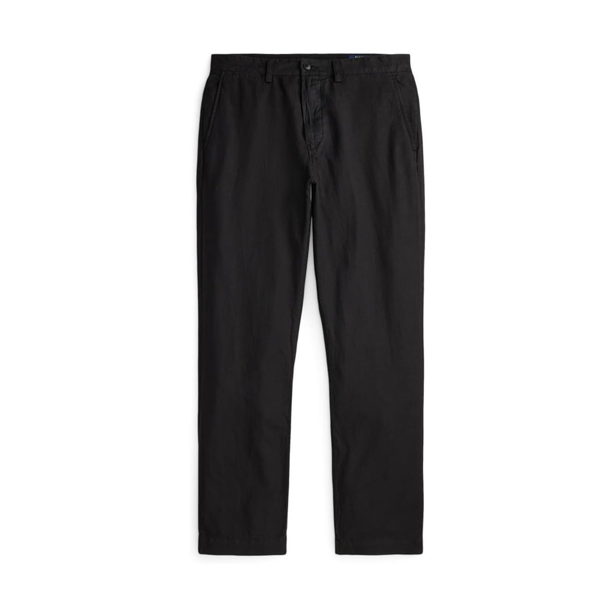 Pantalón Ralph Lauren Bedford Classic Fit Linen Cotton — Negro