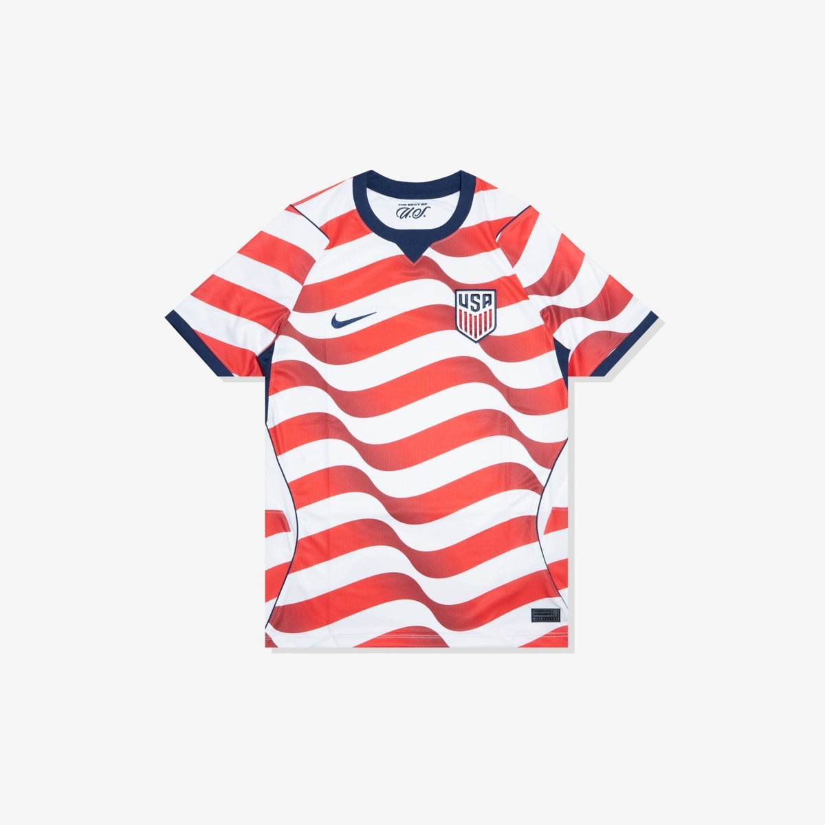 Top Nike X Usa S/s Stadium Jersey - Sail — Blanco