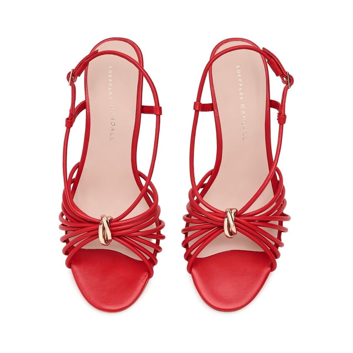 Tacones Loeffler Randall Mareka Strappy with Hardware — Rojo