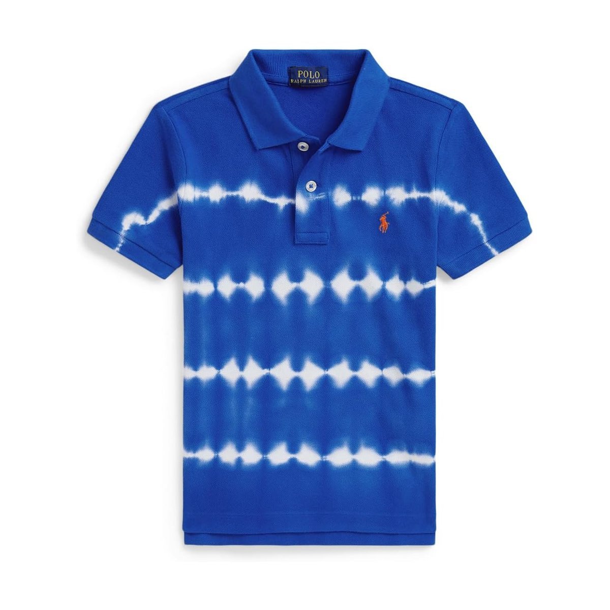 Camisa Ralph Lauren Tie-Dye Cotton Mesh (Toddler/) — Azul