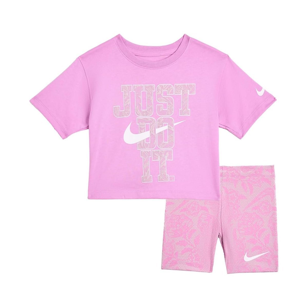 Leggings Nike Lace It Up Bike Set () — Rosado