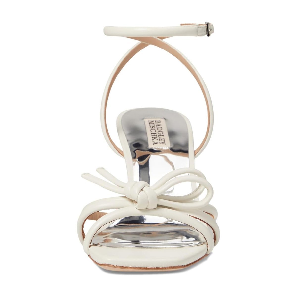 Tacones Badgley Mischka Luciana — Blanco
