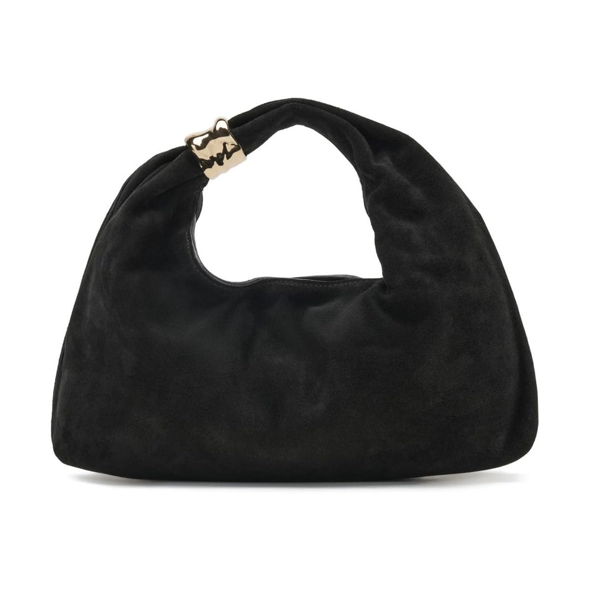 Joyería Madewell Suede Hand Held Ring Pouch — Negro