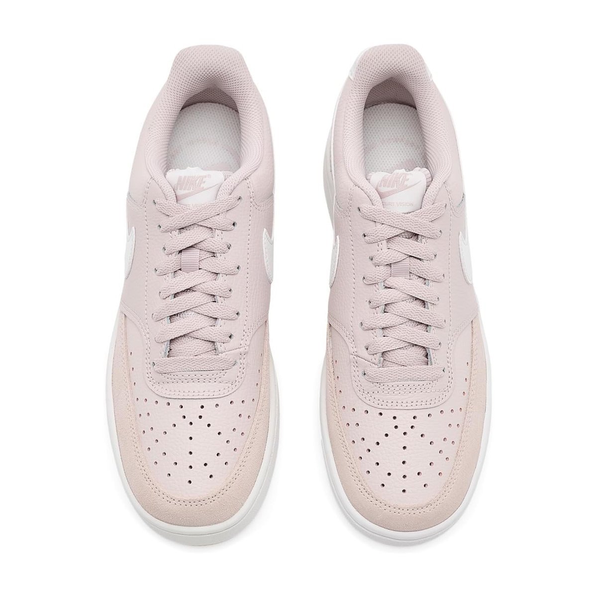 Tenis Nike Court Vision Low Suede — Blanco