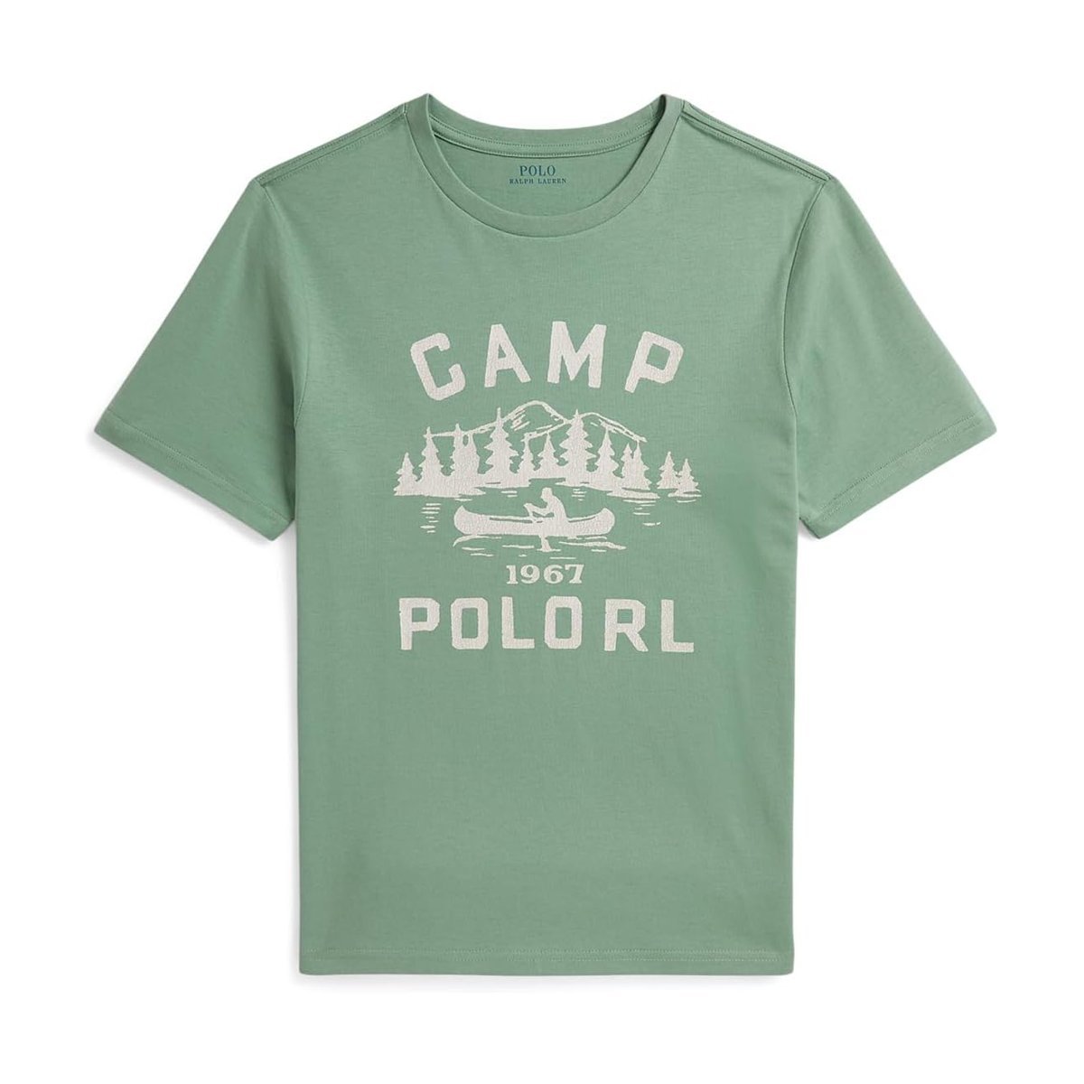 Camiseta Ralph Lauren Logo Cotton Jersey Graphic () — Verde