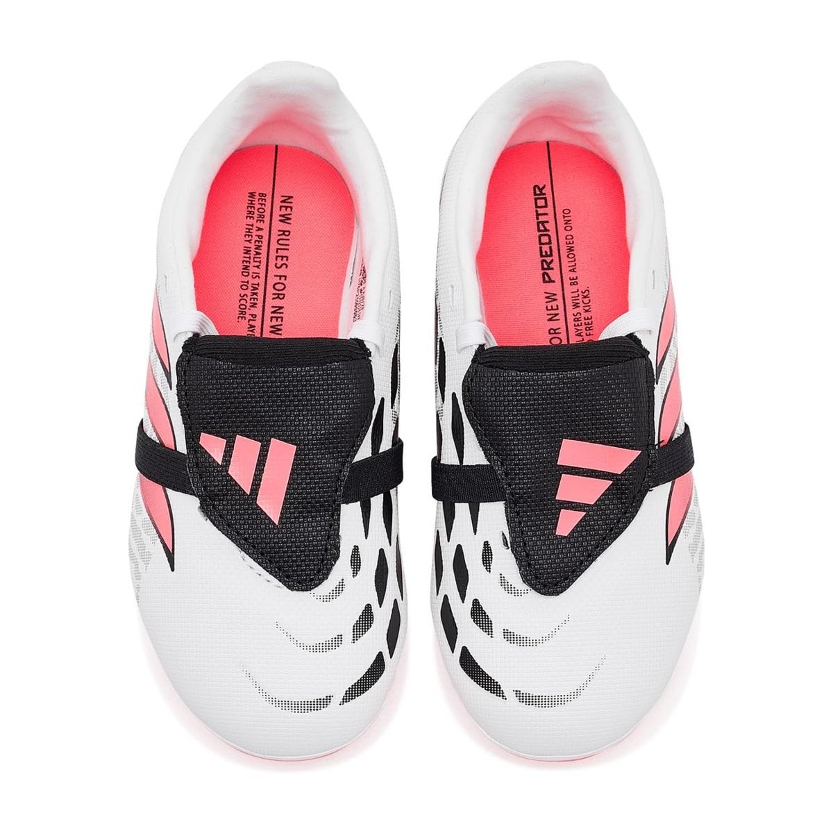 Botas Adidas Predator Club Fold-Over Tongue Firm/Multi Ground Football (Little Kid/ — Negro