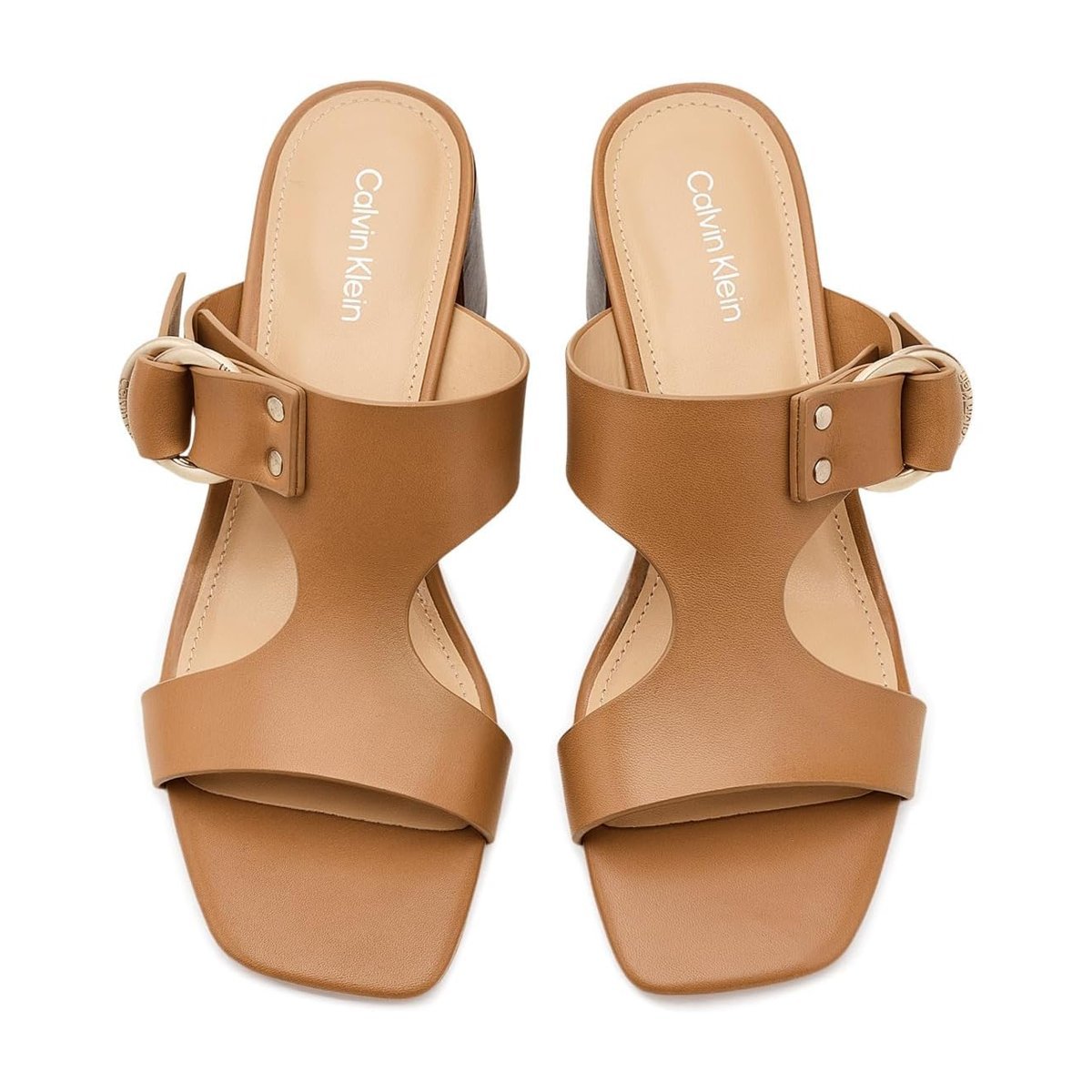 Tacones Calvin Klein Vevia — Medium Natural Leather