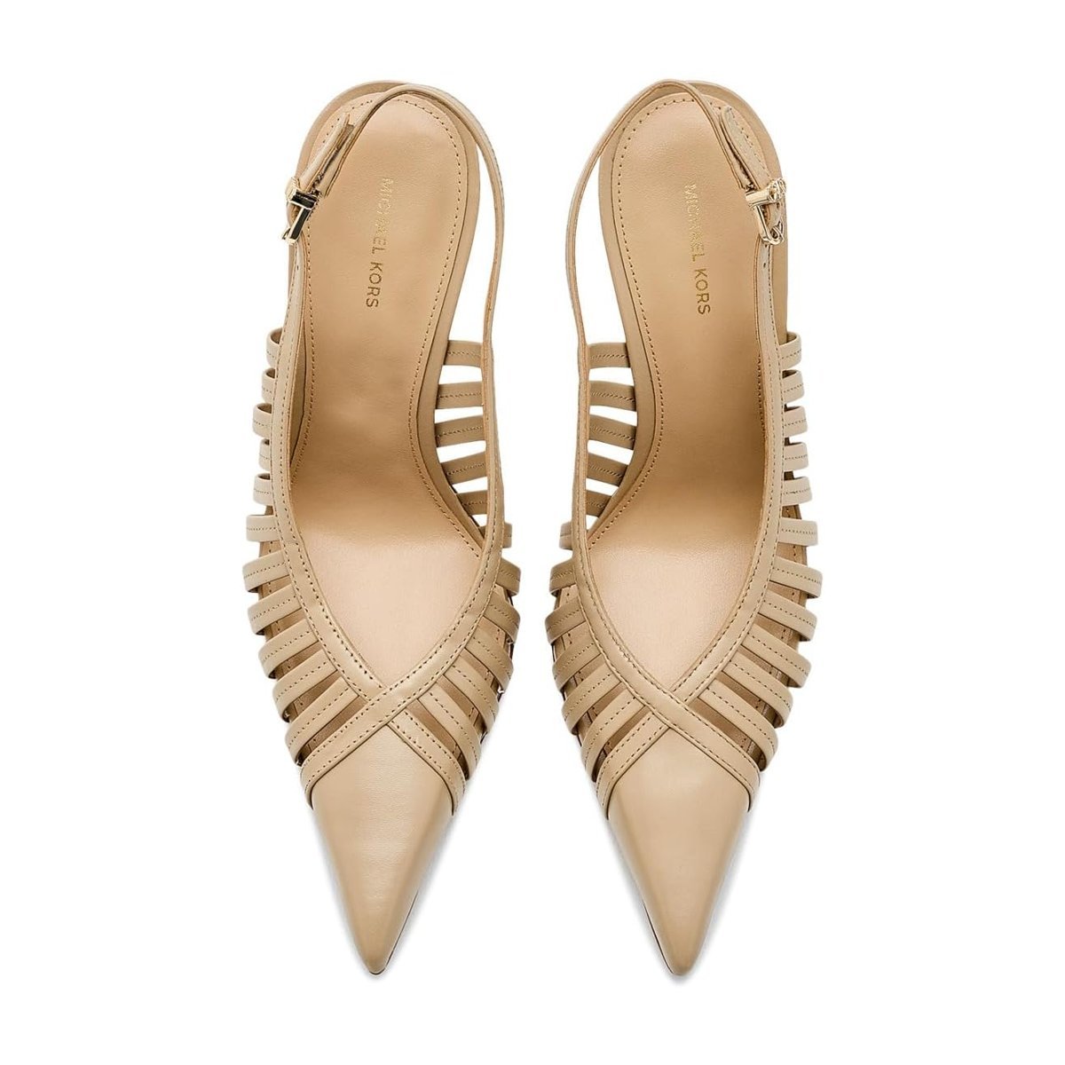 Tacones Michael Kors Adriana High — Beige